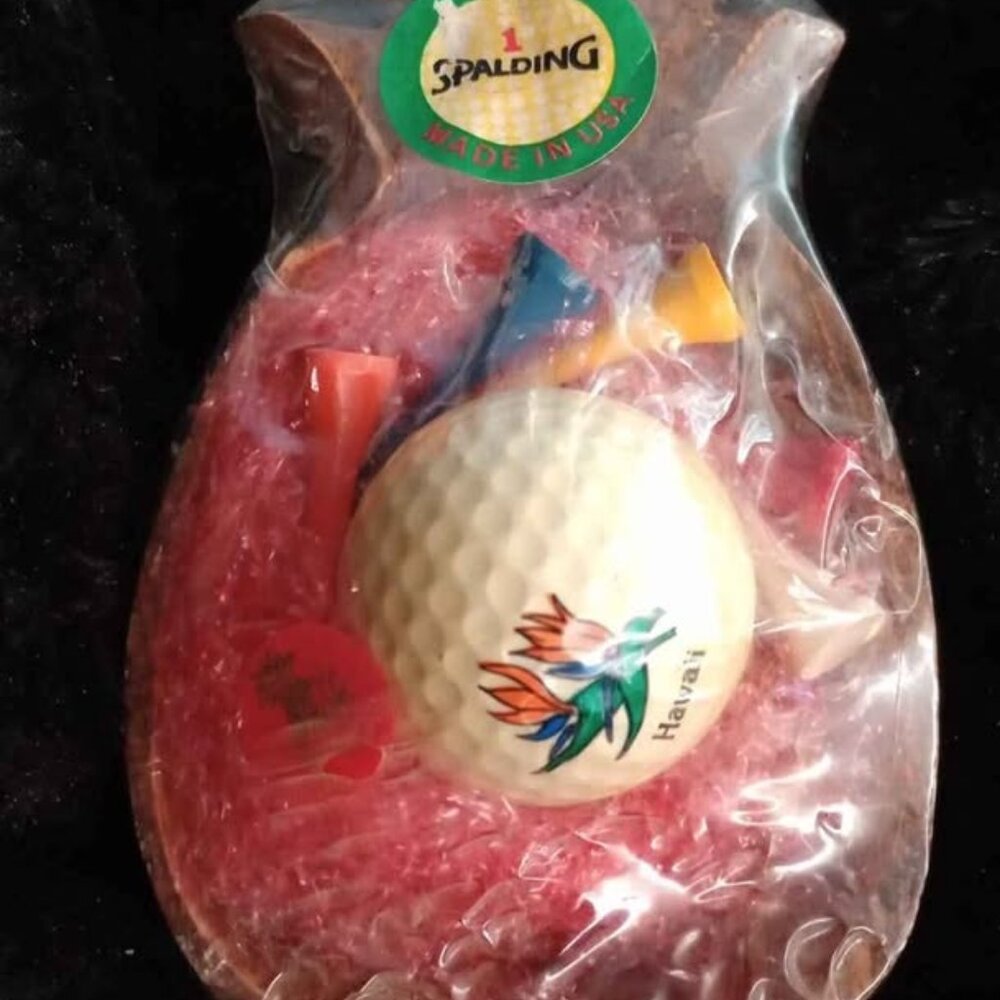 vintage Hilo Hattie Pineaple golf souvenir